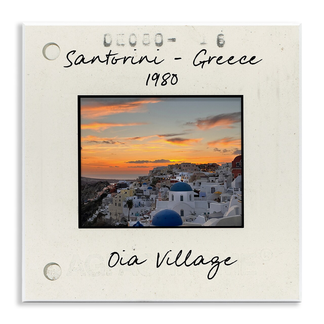 Stupell Industries Greece Travel City View Wall Plaque Design by Val Rhodes